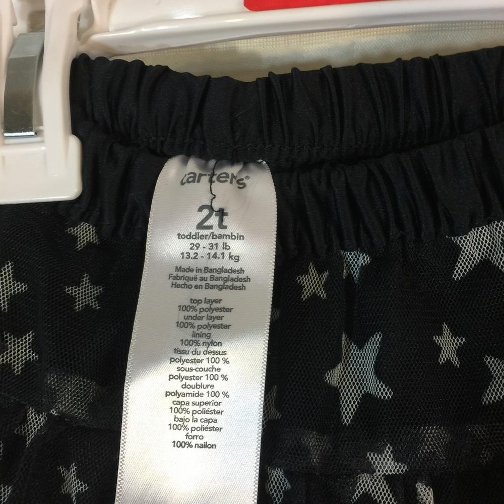 Carter's Starry Tutu 2T - Picture 2 of 3